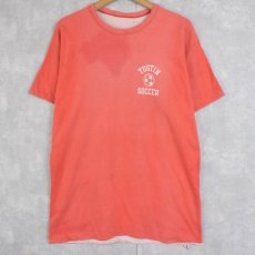 画像1: 70〜80's Champion バータグ USA製 "TUSTIN SOCCER" リバーシブルTシャツ XL (1)
