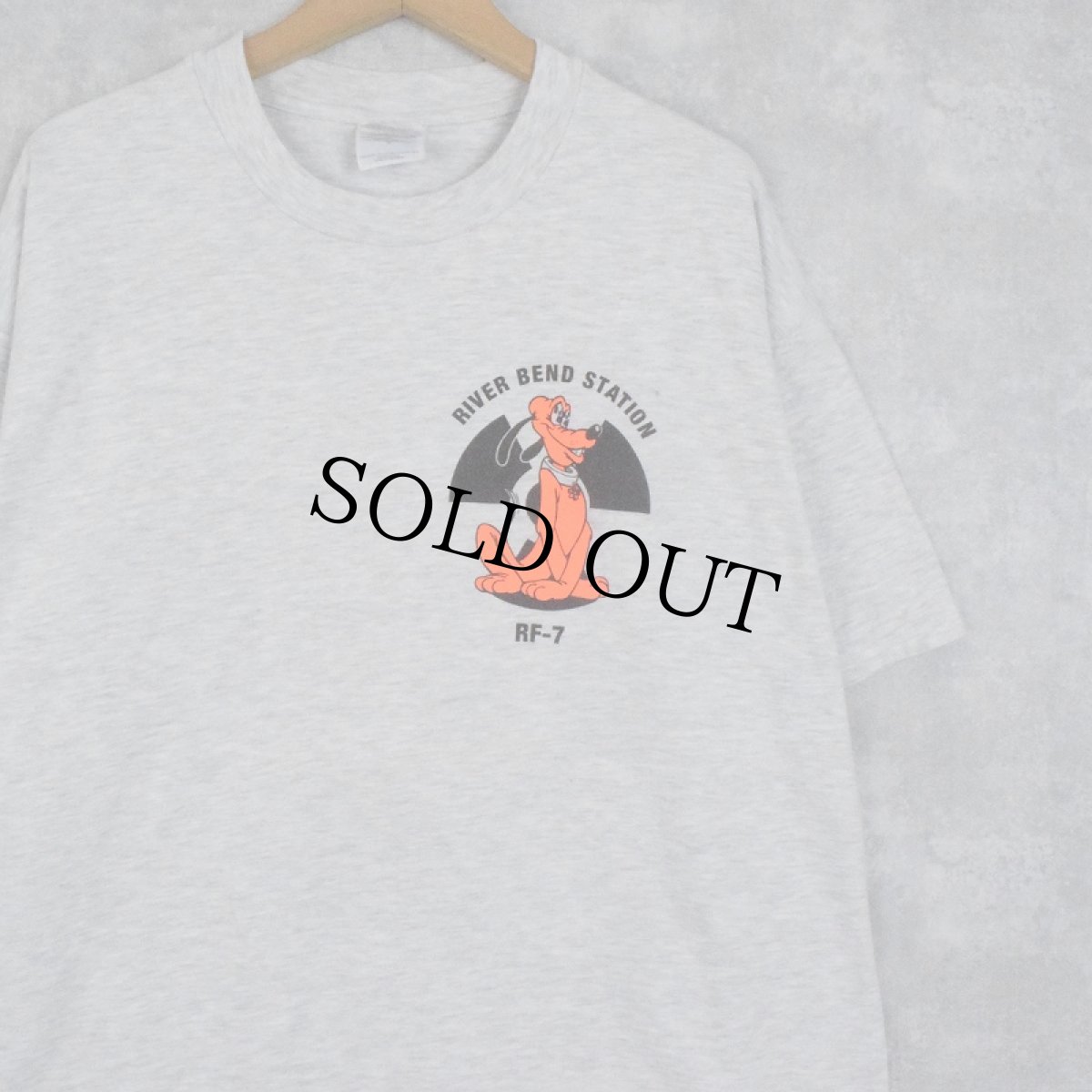 画像2: 90's NUCLEAR WEAR USA製 "PLUTONIUM" パロディプリントTシャツ XL (2)