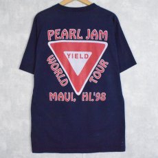 画像1: 90's PEARL JAM オルタナティヴロックバンドツアーTシャツ L (1)