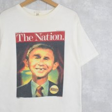 画像1: 2000's アルフレッド・E・ニューマン USA製 ブッシュ大統領パロディTシャツ (1)