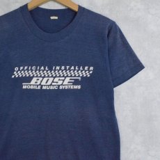 画像1: 80's BOSE USA製 音響機器メーカー ロゴプリントTシャツ M (1)