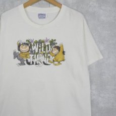 画像1: 90's かいじゅうたちのいるところ 絵本プリントTシャツ L (1)