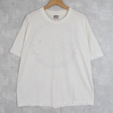 画像2: 90's ハンドペイント スマイルTシャツ XL (2)