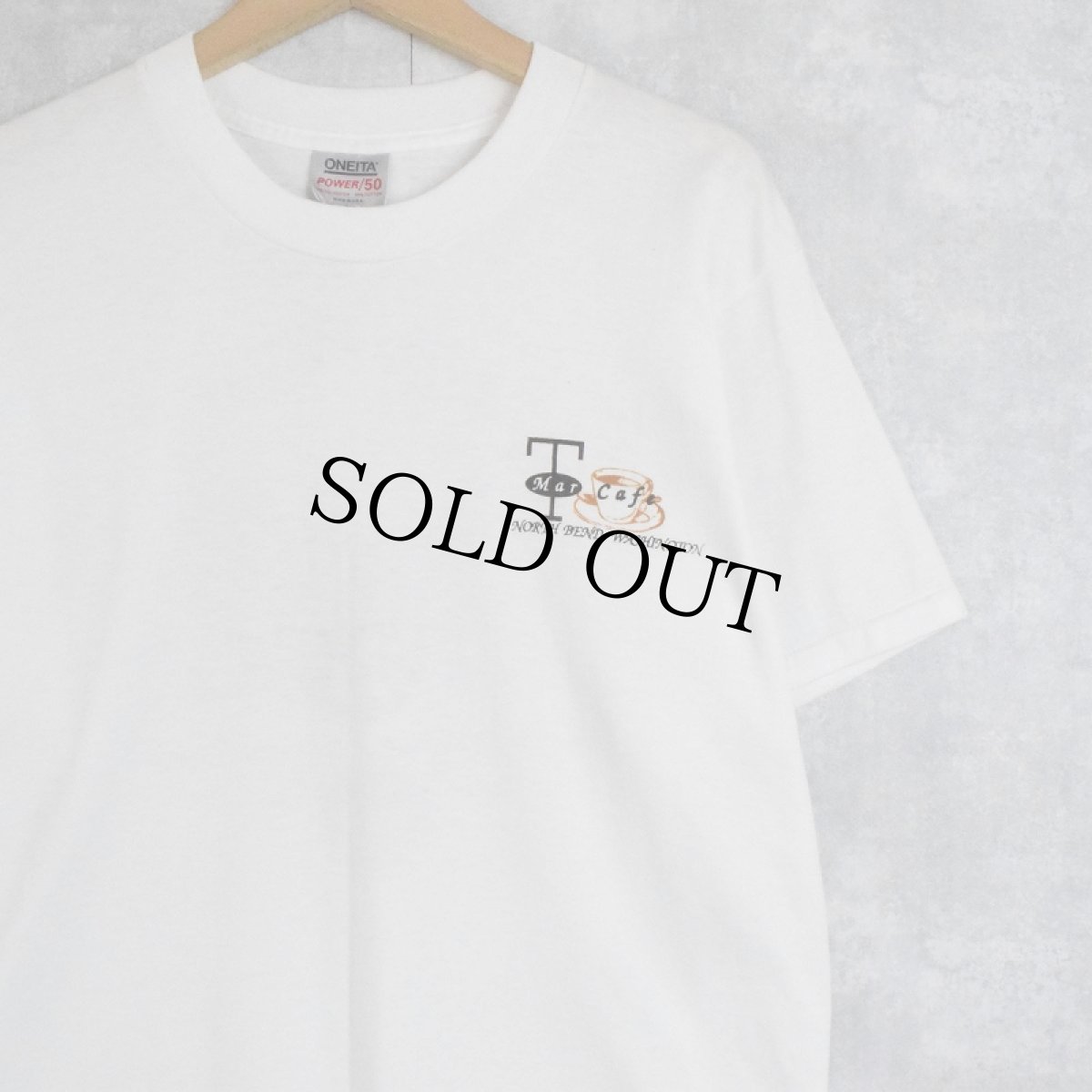 画像2: 90's TWIN PEAKS USA製 "Mar-T Cafe" Movie T-shirt L (2)