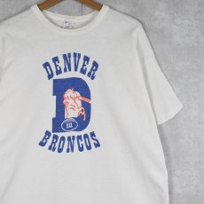 画像1: 80's Champion USA製 トリコタグ "DENVER BRONCOS" プリントTシャツ XXL (1)