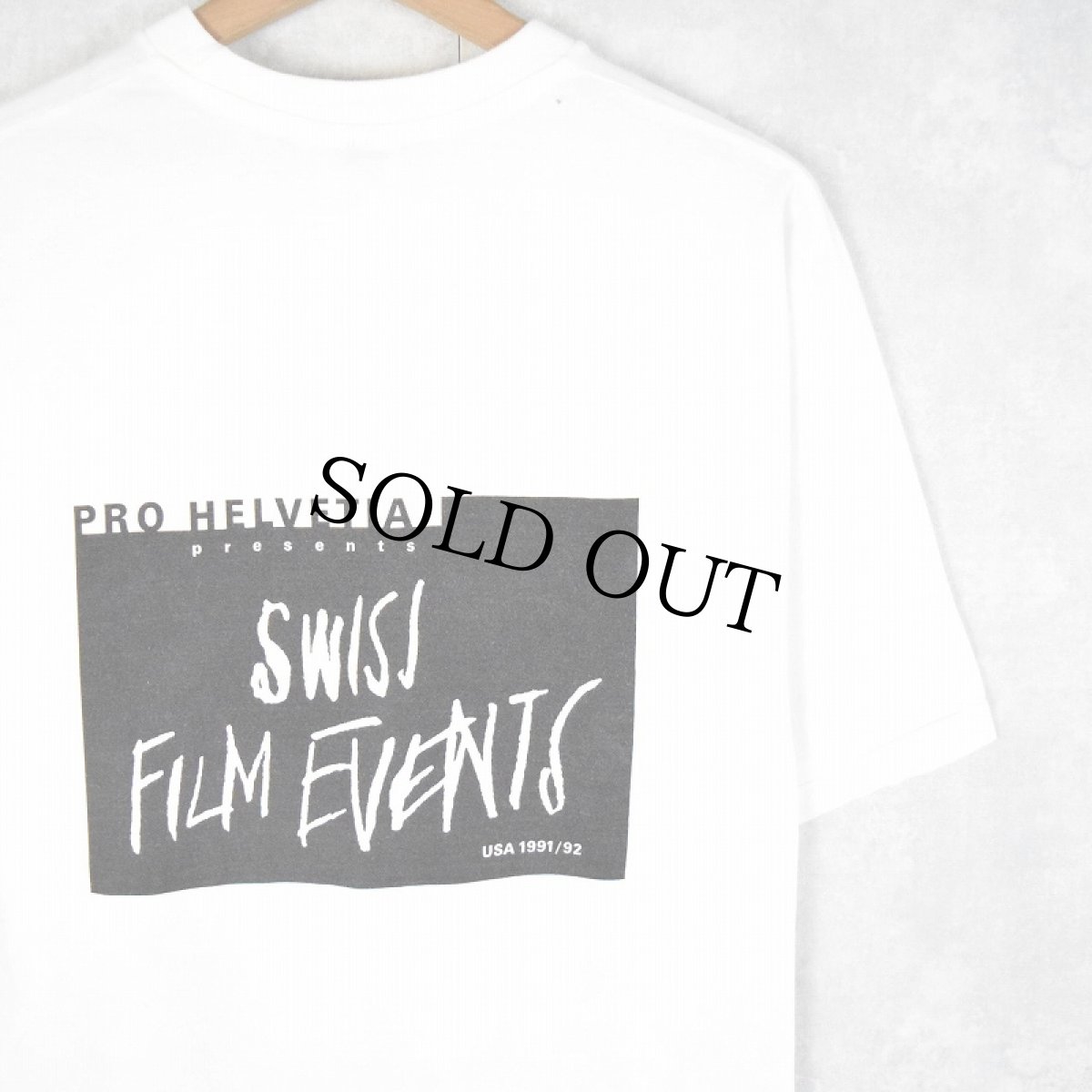 画像2: 90's "SWISS FILM EVENTS" 映画イベントプリントTシャツ M (2)