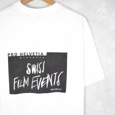 画像2: 90's "SWISS FILM EVENTS" 映画イベントプリントTシャツ M (2)