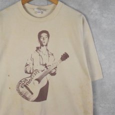画像1: 90's Woody Guthrie USA製 "THIS MACHINE KILLS FASCISTS" ミュージシャンプリントTシャツ XL (1)