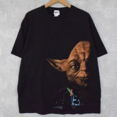 画像1: STAR WARS RETURN OF THE JEDI "Yoda" 映画プリントTシャツ XL (1)