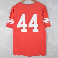 画像2: 70〜80's Champion バータグ USA製 "GEORGIA 44" フットボールTシャツ L (2)