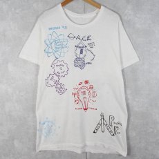 画像1: 90's "Physics foe Fun" マルチプリントTシャツ (1)