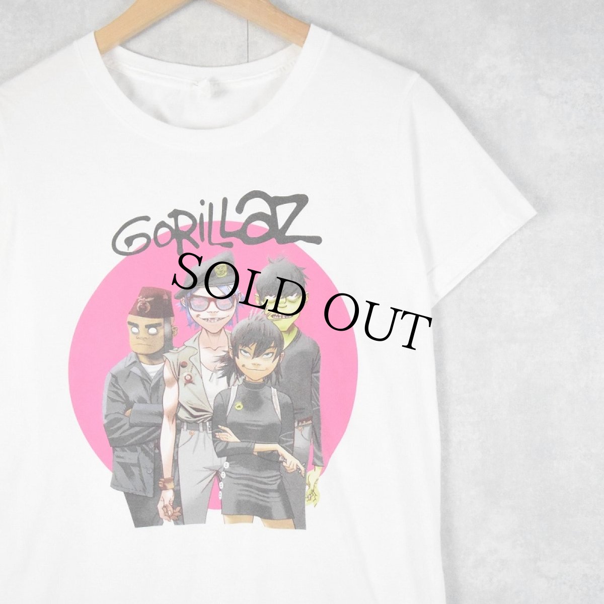 画像1: GORILLAZ ロックバンドTシャツ XL (1)