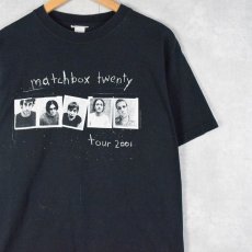 画像1: 2001 matchbox twenty ロックバンドツアーTシャツ M (1)