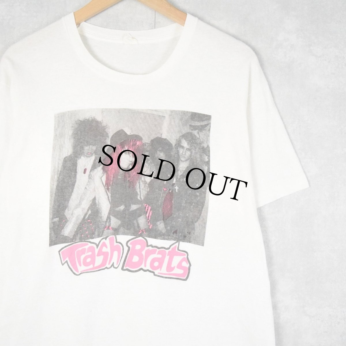画像1: 80's Trash Brats ポップパンクバンドTシャツ XL (1)