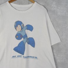 画像1: Rockman "BLUE BOMBER" ゲームキャラクタープリントTシャツ (1)