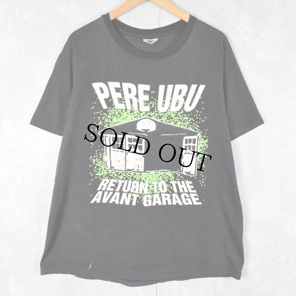 画像1: 90's PERE UBU USA製 "RETURN TO THE AVANT GARAGE" ポストパンクバンドTシャツ XL (1)