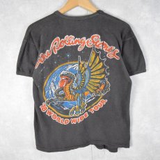 画像2: 70's The Rolling Stones "78' WORLD WIDE TOUR" ロックバンドツアーTシャツ M (2)