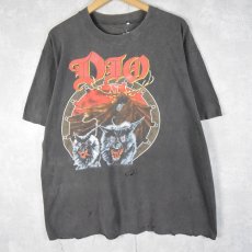 画像1: 90's DIO "LOCK UP THE WOLVES WORLD TOUR 1990" ヘヴィメタルバンドTシャツ XL (1)