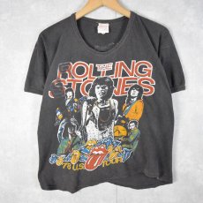 画像1: 70's The Rolling Stones "78' WORLD WIDE TOUR" ロックバンドツアーTシャツ M (1)