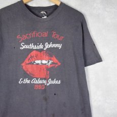 画像1: 80's Southside Johnny & The Asbury Jukes "Sacrificial Tour" ロックバンドTシャツ L (1)