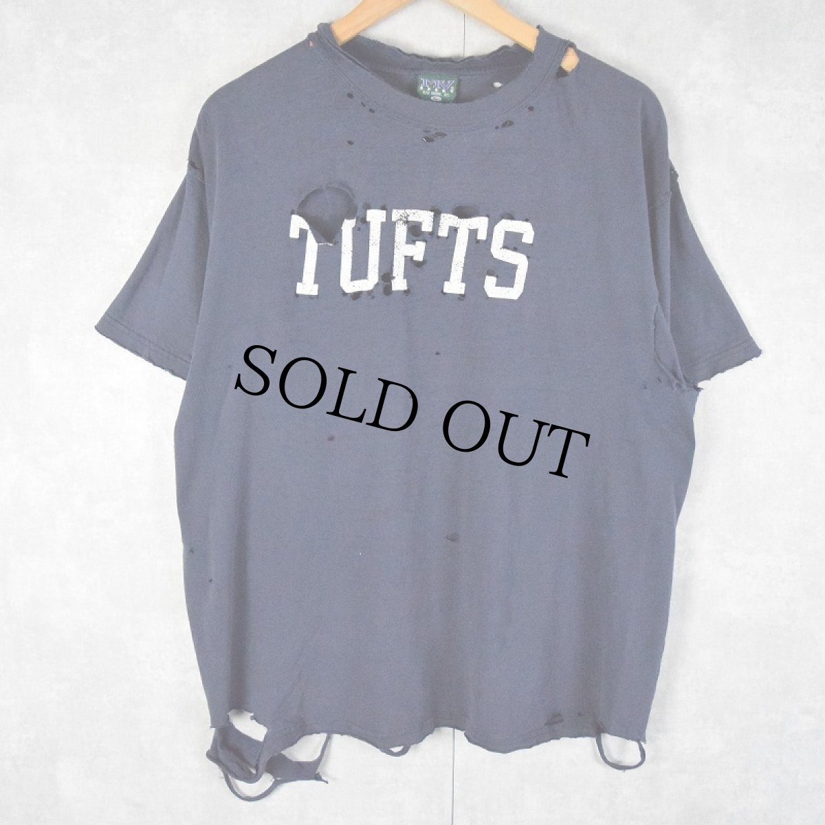 画像1: MV SPORT "TUFTS" プリントTシャツ NAVY XL (1)