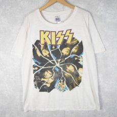 画像1: 80's KISS USA製 "1 WENT CRAZY WITH KISS" ロックバンドTシャツ XL (1)