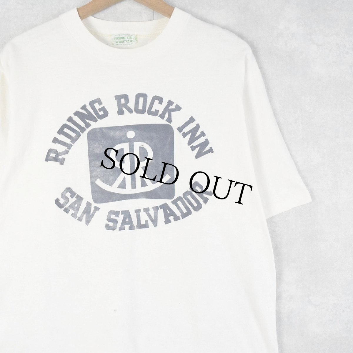 画像1: 70's〜 "RIDING ROCK INN SAN SALVADOR" プリントTシャツ (1)