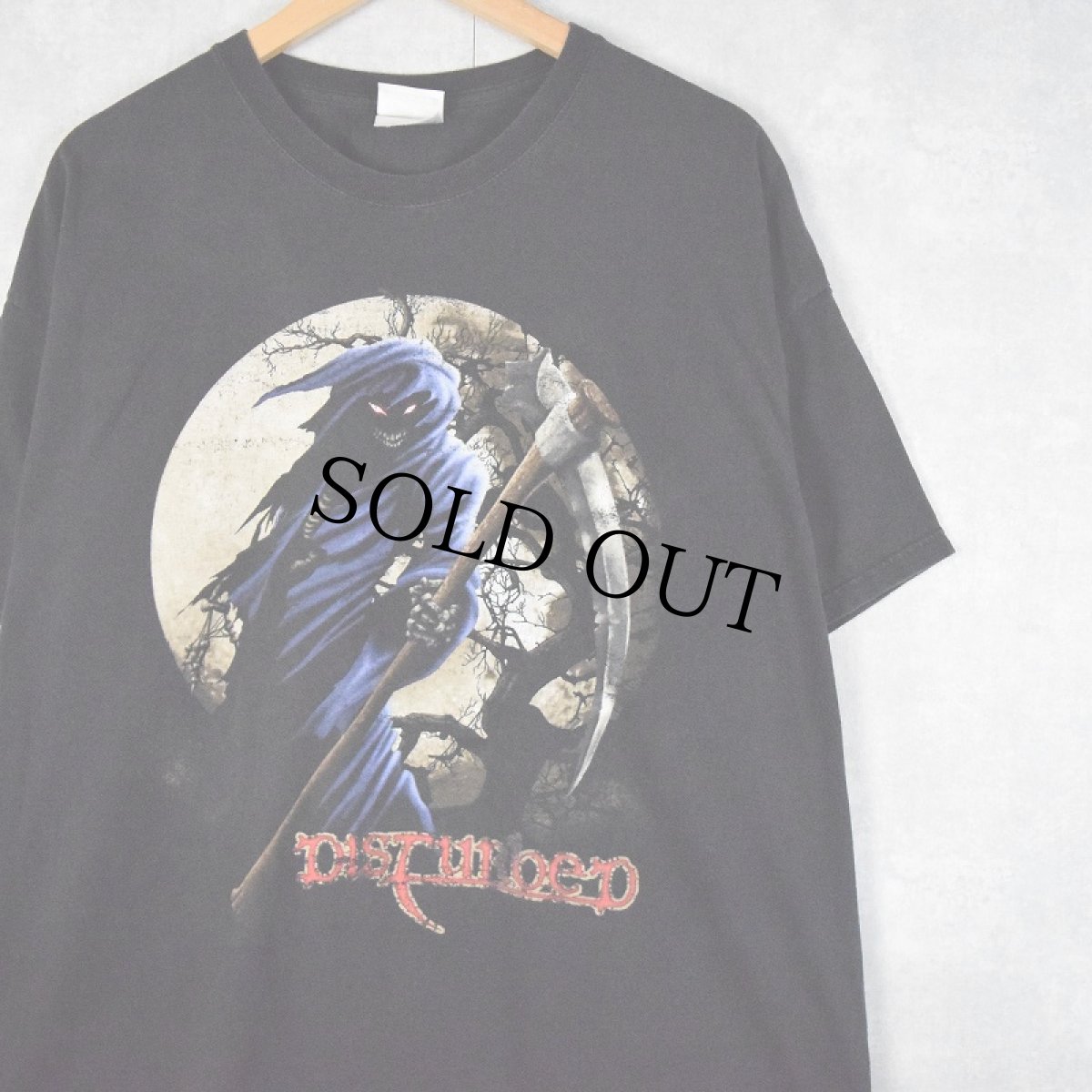 画像1: 2000's DISTURBED ヘヴィメタルバンドTシャツ 2XL (1)