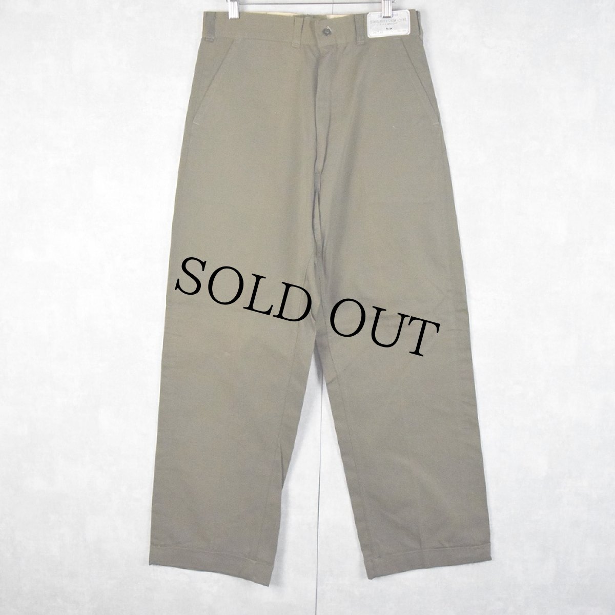 画像1: 50's SWEET-ORR "U.S.ARMY CHINO TYPE" チノトラウザーズ DEADSTOCK W31 (1)