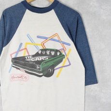 画像1: 80's The Cars "Heartbeat City Tour '84" ロックバンドラグランTシャツ (1)