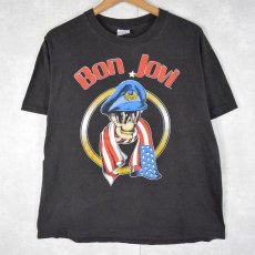 画像1: 80's Bon Jovi USA製 "WE CAME WE SAW WE KICKED YOUR ASS" ハードロックバンドTシャツ XL (1)