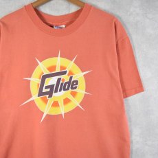 画像1: 90's "Glide" 洗剤メーカーパロディプリントTシャツ L (1)