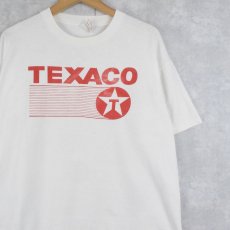 画像1: 90's TEXACO USA製 企業ロゴプリントTシャツ XL (1)