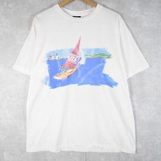 画像1: 90〜2000's POLO Ralph Lauren ヨットイラストTシャツ XL (1)