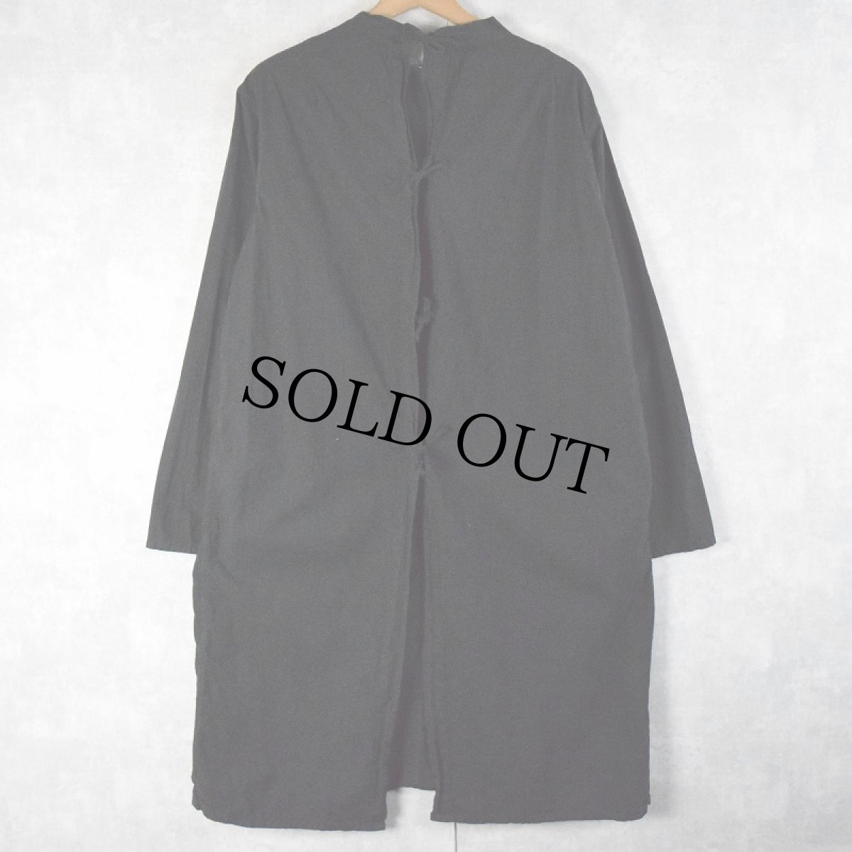 画像2: ロシア軍 サージカルガウン 後染めBLACK (2)