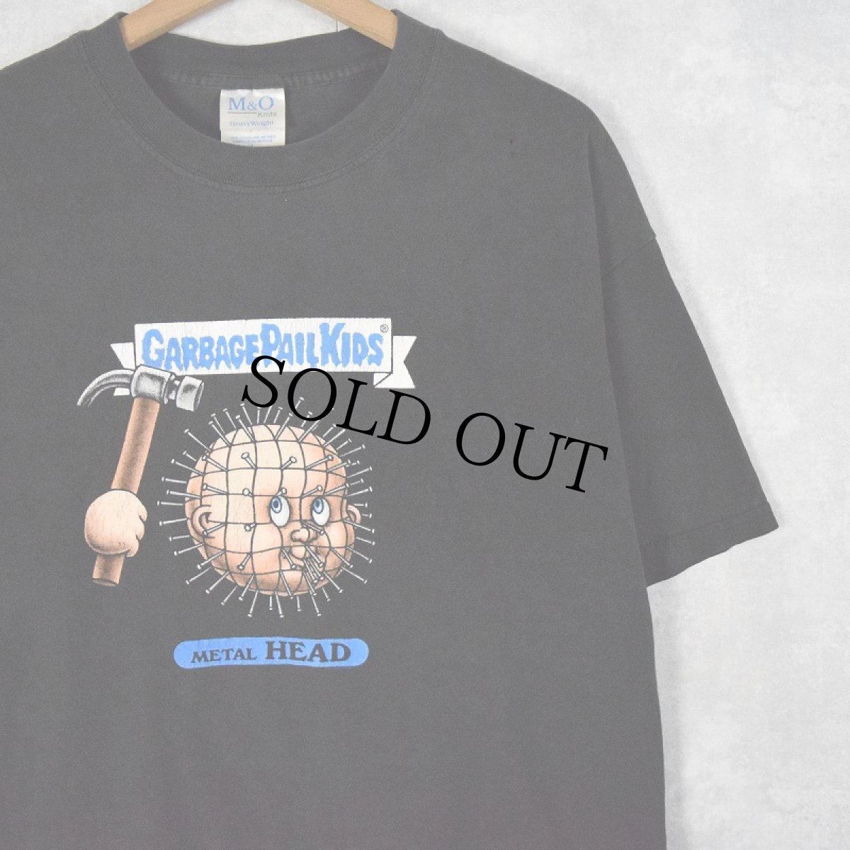 画像1: Garbage Pail Kids "MENTAL HEAD" キャラクタープリントTシャツ L (1)