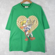 画像1: ブート GUCCI × Looney Tunes キャラクタープリントTシャツ XL (1)