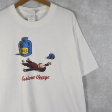 画像1: 90's Curious George キャラクタープリントTシャツ XL (1)