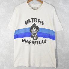 画像1: Freddy Krueger "ULTRAS MARSEILLE"  パロディプリントTシャツ M (1)