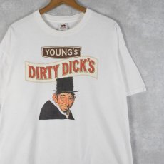 画像1: Young's "DIRTY DICK'S" ビールメーカープリントTシャツ XL (1)