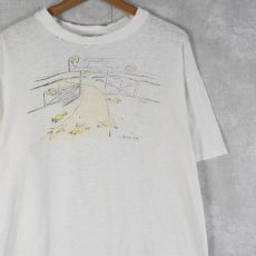 画像1: 90's THE FAR SIDE USA製 シュールイラストTシャツ L (1)