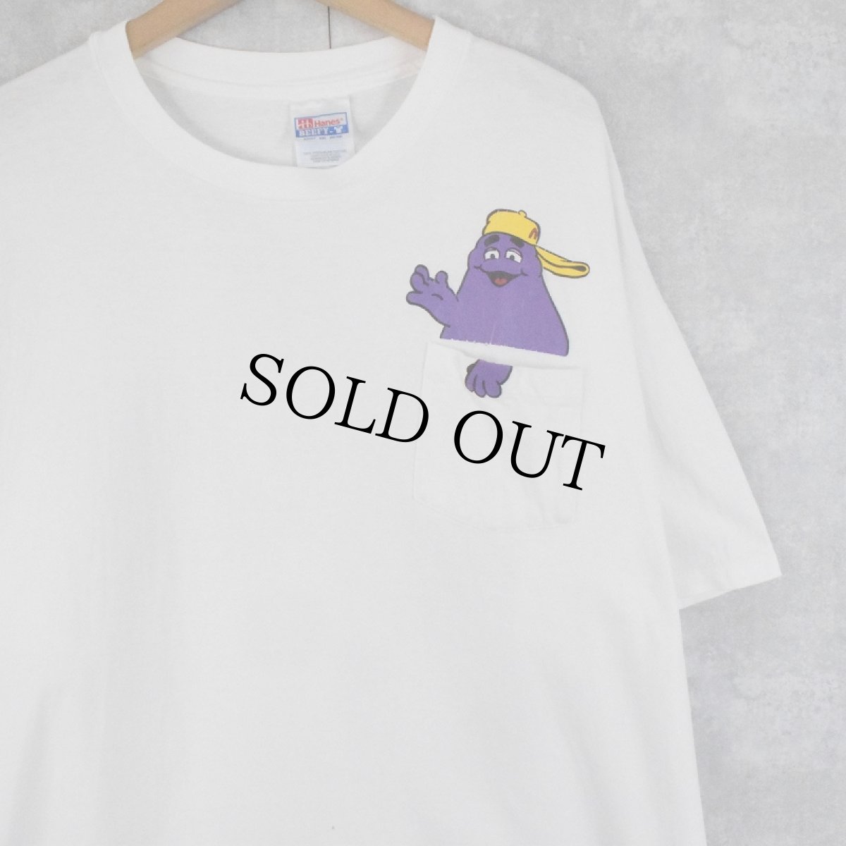 画像1: 90's McDonald's "the Grimace" キャラクタープリントTシャツ XXL (1)