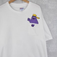 画像1: 90's McDonald's "the Grimace" キャラクタープリントTシャツ XXL (1)