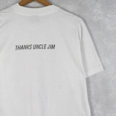 画像2: 90's USA製 "SOME GAVE ALL TANKS UNCLE JIM" メモリアルフォトプリントTシャツ L (2)