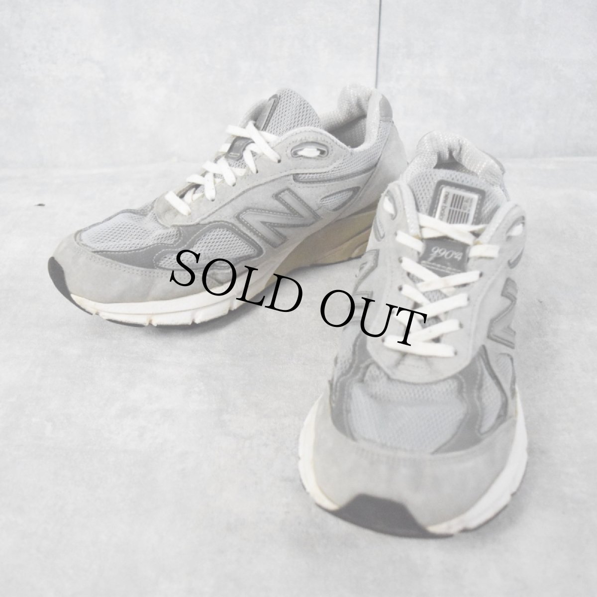 画像1: 【SALE】 NEW BALANCE 990v4 USA製 スニーカー 26.5cm (1)