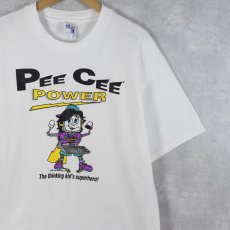 画像1: 90's Family Computer Center "PEE CEE POWER" プリントTシャツ L (1)
