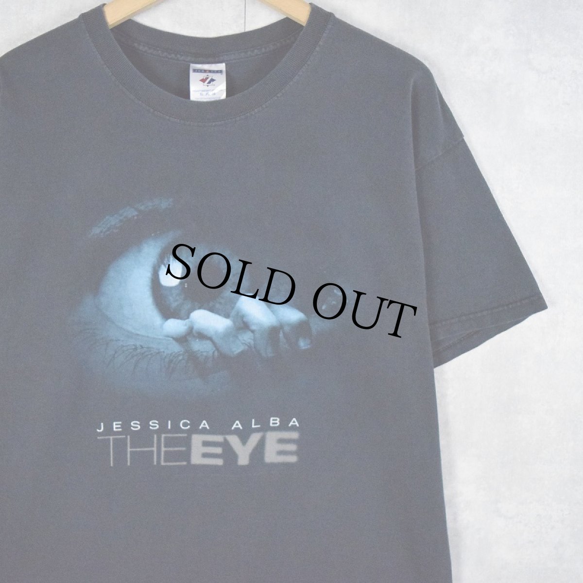 画像1: 2000's "THE EYE" ホラー映画プリントTシャツ BLACK XL (1)