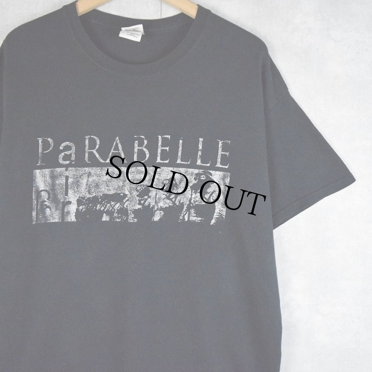 画像1: 2000's Parabelle オルタナティブロックバンドTシャツ L (1)