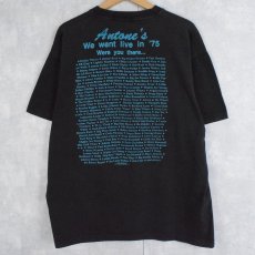 画像2: 90's antone's USA製 "AUSTIN'S HOME OF THE BLUES" ブルース ナイトクラブプリントTシャツ BLACK XL (2)