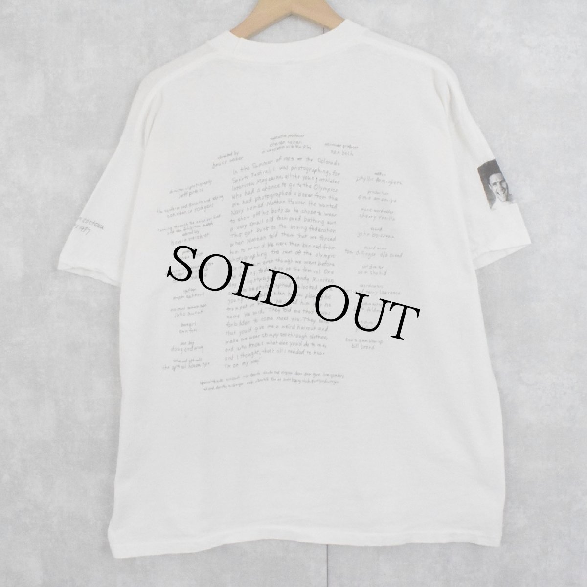 画像2: 90's BRUCE WEBER USA製 "Broken Noses" フォトプリントTシャツ XL (2)